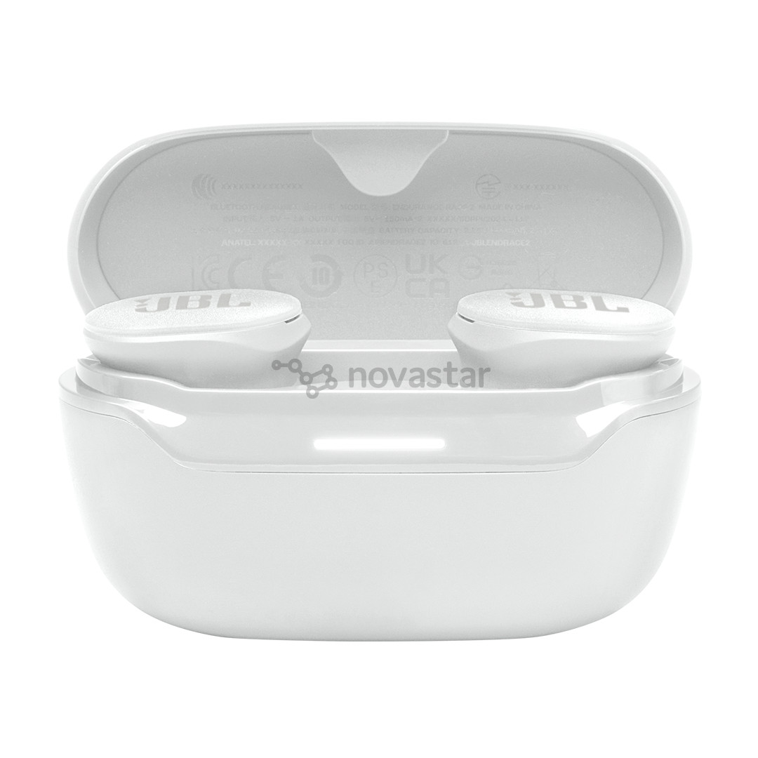 JBL Endurance Race 2, white - True wireless earphones