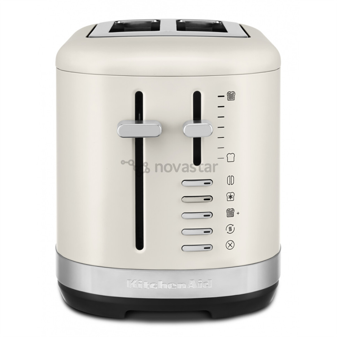 KitchenAid, 980 W, Porcelain, white - Toaster