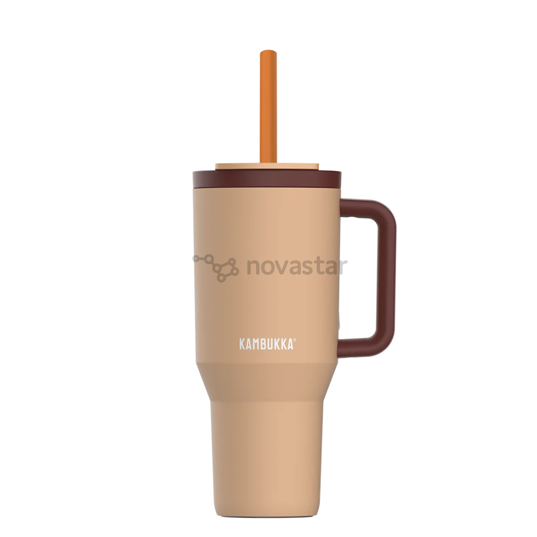 Termo gertuvė Kambukka Rio Tumbler, 950 ml, Almond Dream, ruda