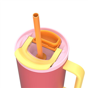 Termo gertuvė Kambukka Rio Tumbler, 950 ml, Pink Papaya, raudona/geltona