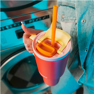 Termo gertuvė Kambukka Rio Tumbler, 950 ml, Pink Papaya, raudona/geltona