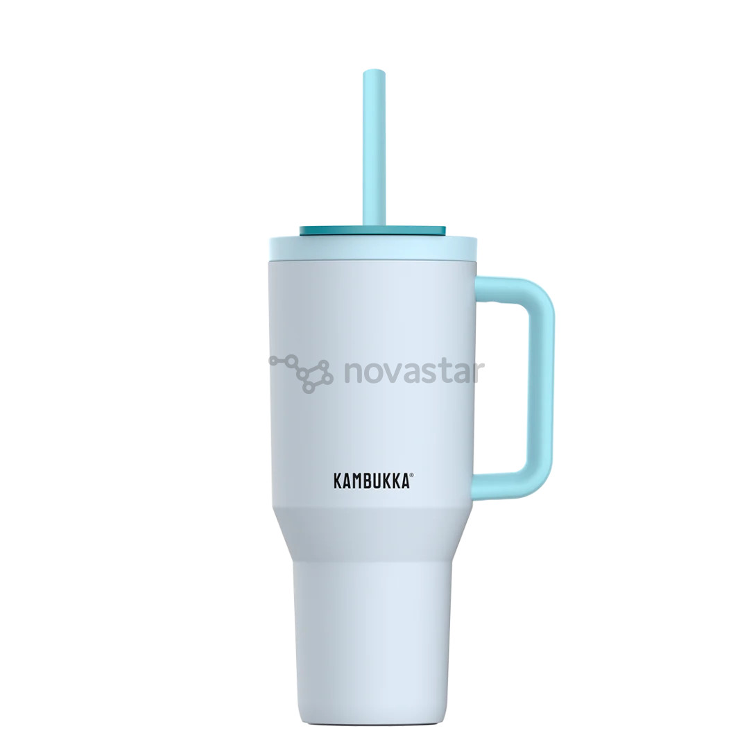Termo gertuvė Kambukka Rio Tumbler, 950 ml, Frosty Coconut, balta/mėlyna