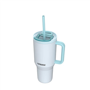 Termo gertuvė Kambukka Rio Tumbler, 950 ml, Frosty Coconut, balta/mėlyna