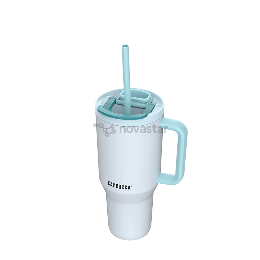Termo gertuvė Kambukka Rio Tumbler, 950 ml, Frosty Coconut, balta/mėlyna