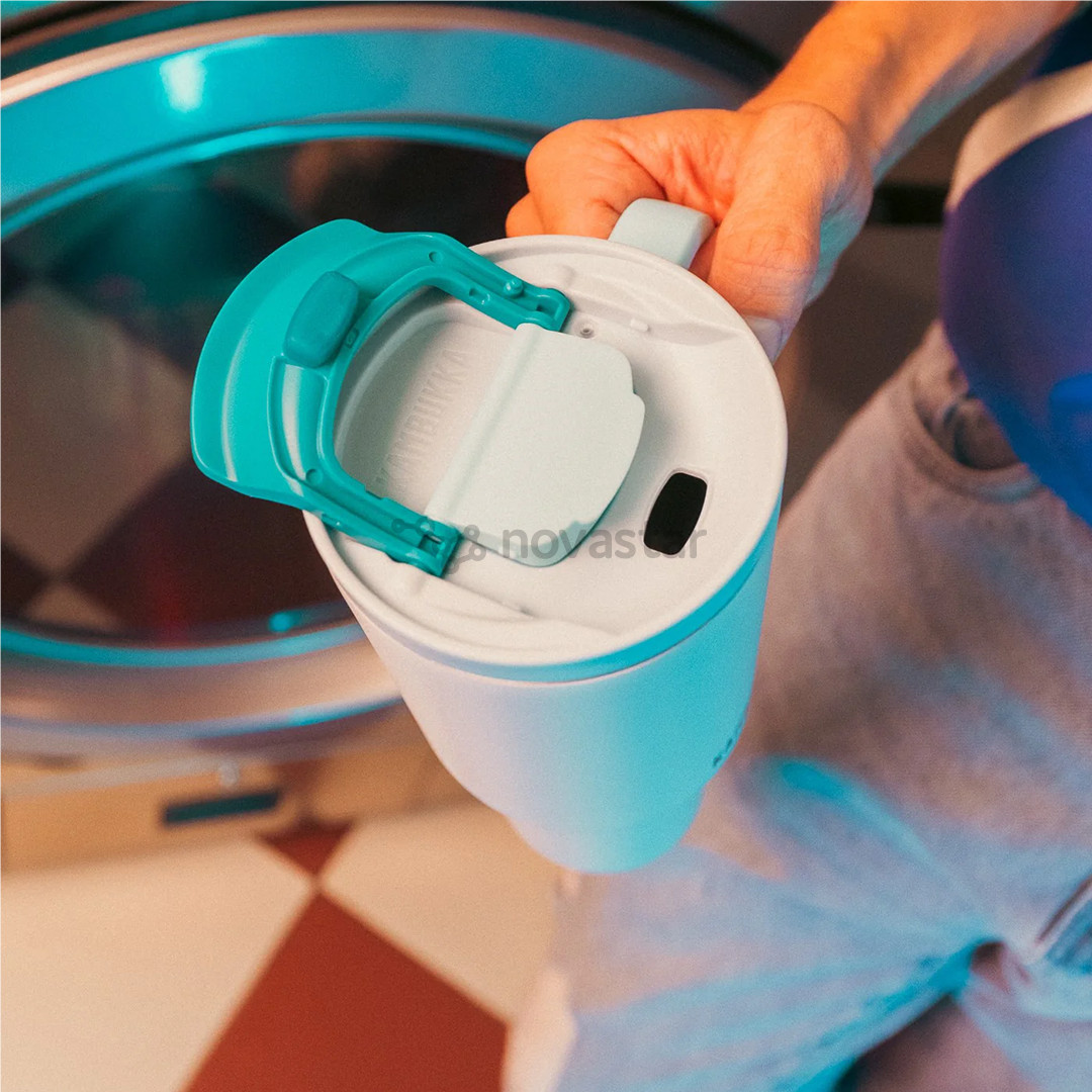 Termo gertuvė Kambukka Rio Tumbler, 950 ml, Frosty Coconut, balta/mėlyna