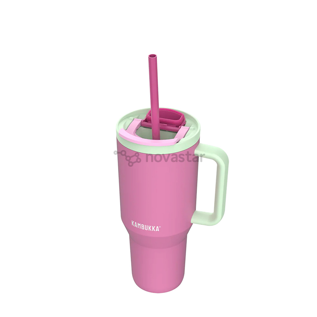 Termo gertuvė Kambukka Rio Tumbler, 950 ml, Bubblegum Mint, rožinė