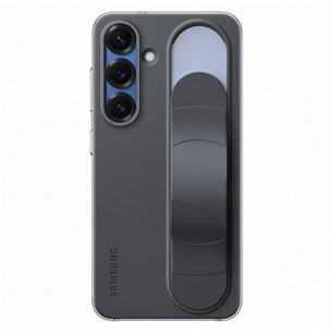 Dėklas Samsung Standing Grip Case, Galaxy S25, juodas