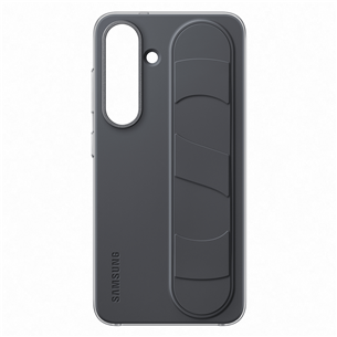 Dėklas Samsung Standing Grip Case, Galaxy S25, juodas
