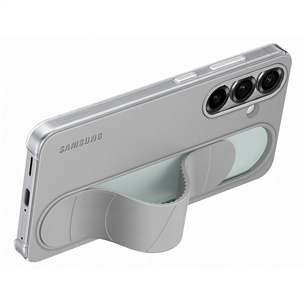 Dėklas Samsung Standing Grip Case, Galaxy S25, pilkas