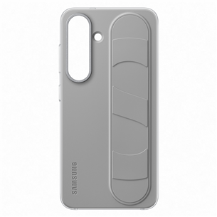 Dėklas Samsung Standing Grip Case, Galaxy S25, pilkas