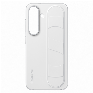Dėklas Samsung Standing Grip Case, Galaxy S25, baltas