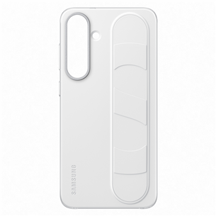 Dėklas Samsung Standing Grip Case, Galaxy S25+, baltas