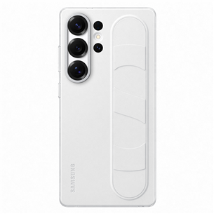 Dėklas Samsung Standing Grip Case, Galaxy S25 Ultra, baltas EF-GS938CWEGWW