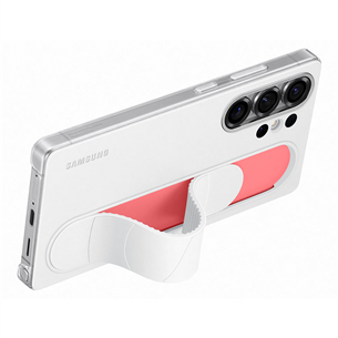 Dėklas Samsung Standing Grip Case, Galaxy S25 Ultra, baltas