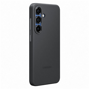 Dėklas Samsung Silicone Case, Galaxy S25, juodas