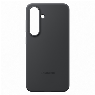 Dėklas Samsung Silicone Case, Galaxy S25, juodas