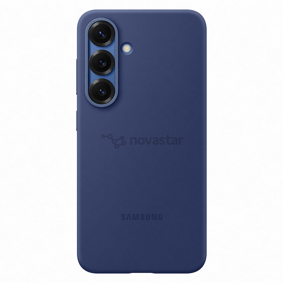 Samsung Silicone Case, Galaxy S25, синий - Чехол