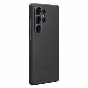 Dėklas Samsung Silicone Case, Galaxy S25 Ultra, juodas