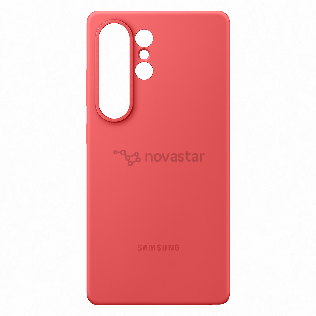Samsung Silicone Case, Galaxy S25 Ultra, красный - Чехол
