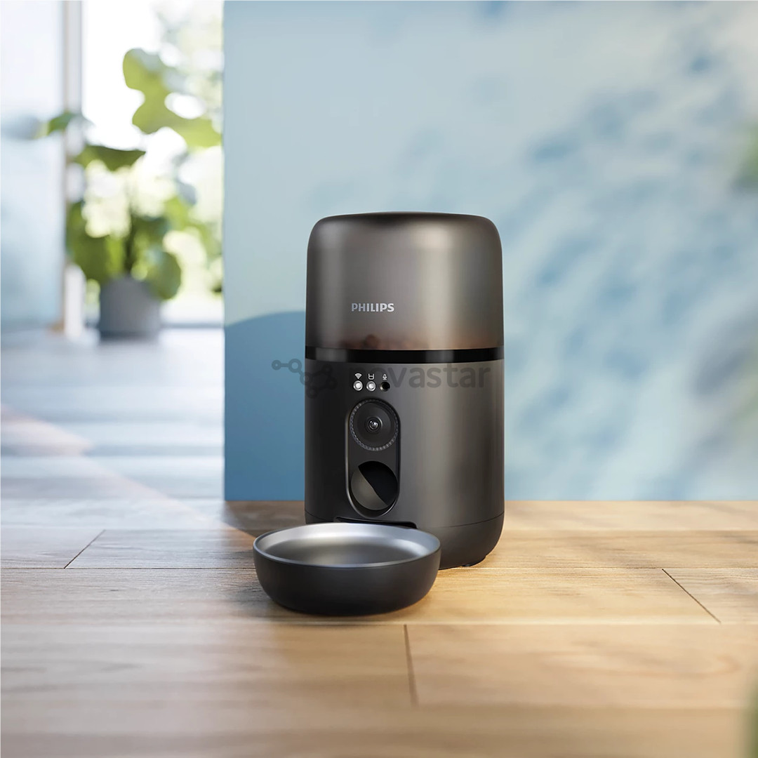 Philips 5000 Series, 4,5 л, темно-серый - Умная кормушка для домашних животных с камерой