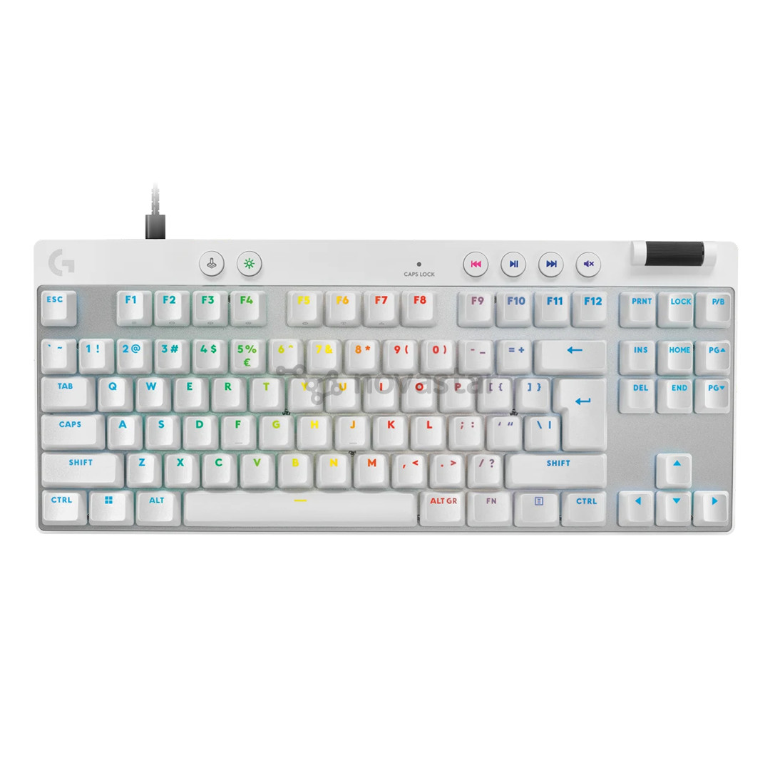 Logitech Pro X TKL Rapid, US, белый - Клавиатура