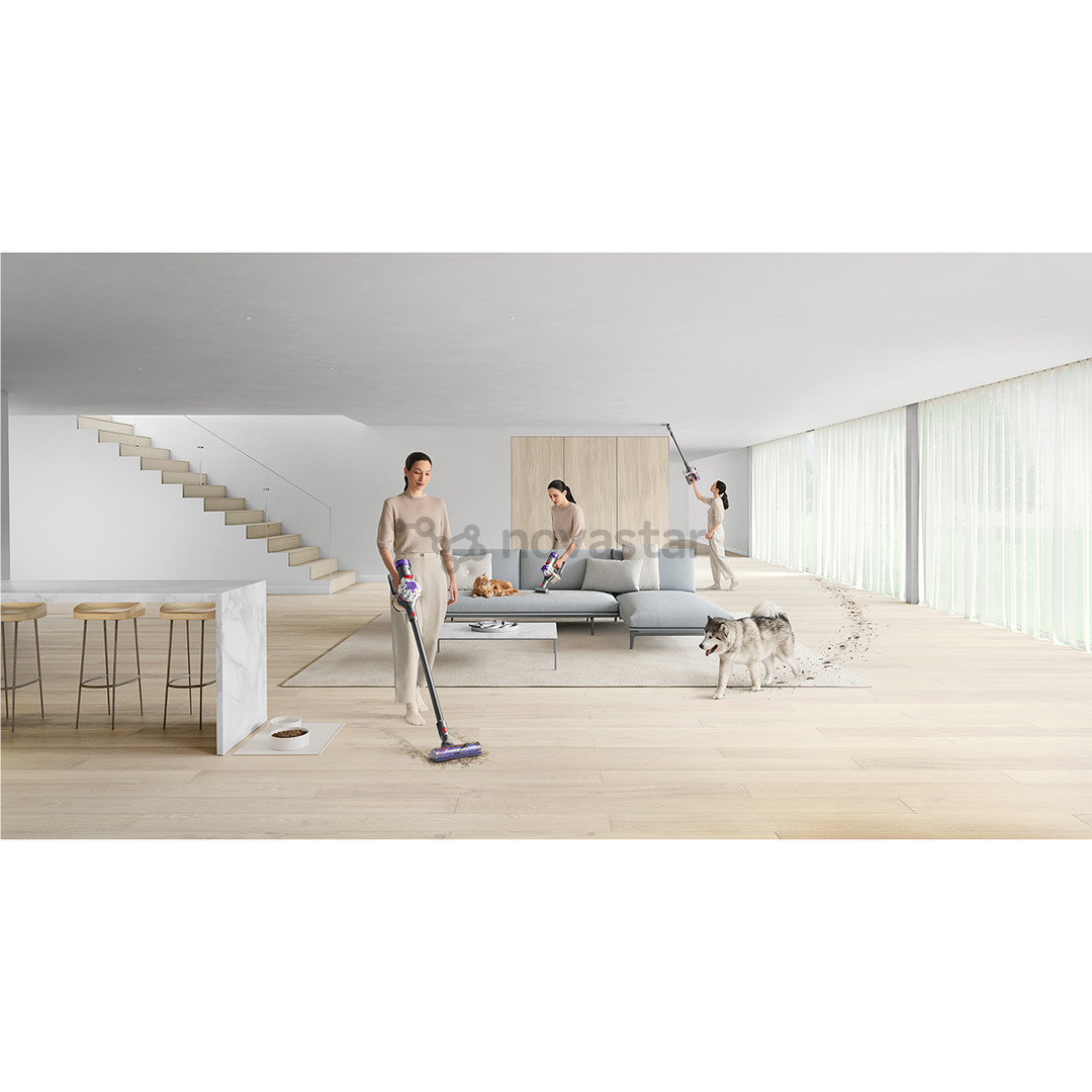 Dyson V8 Advanced, серебристый - Беспроводной пылесос