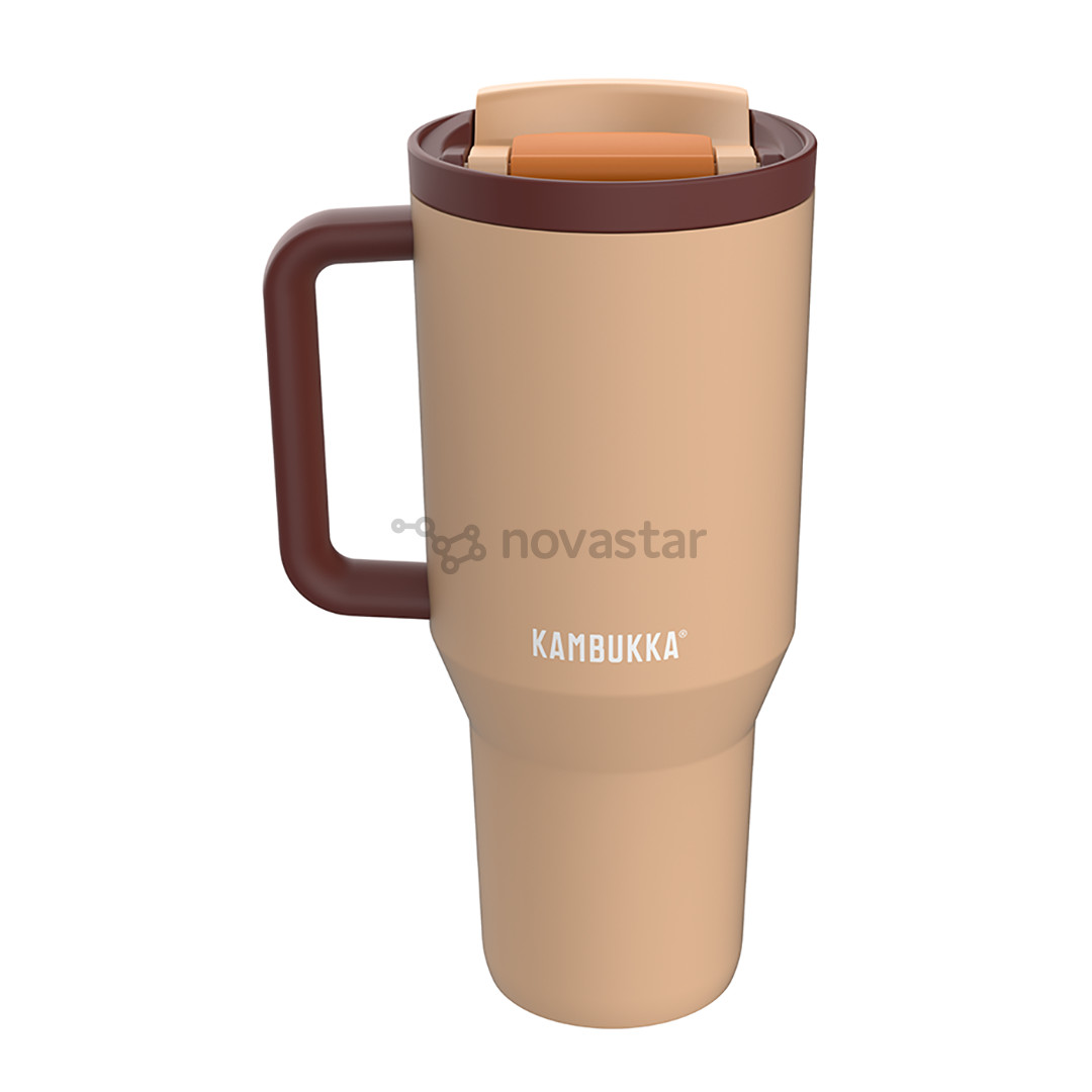 Termo gertuvė Kambukka Rio Tumbler, 950 ml, Almond Dream, ruda
