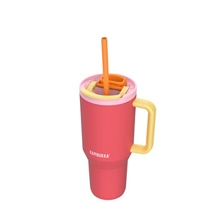 Termo gertuvė Kambukka Rio Tumbler, 950 ml, Pink Papaya, raudona/geltona