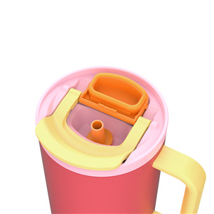 Termo gertuvė Kambukka Rio Tumbler, 950 ml, Pink Papaya, raudona/geltona