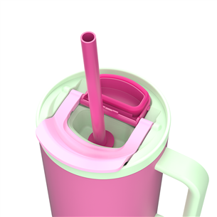 Termo gertuvė Kambukka Rio Tumbler, 950 ml, Bubblegum Mint, rožinė
