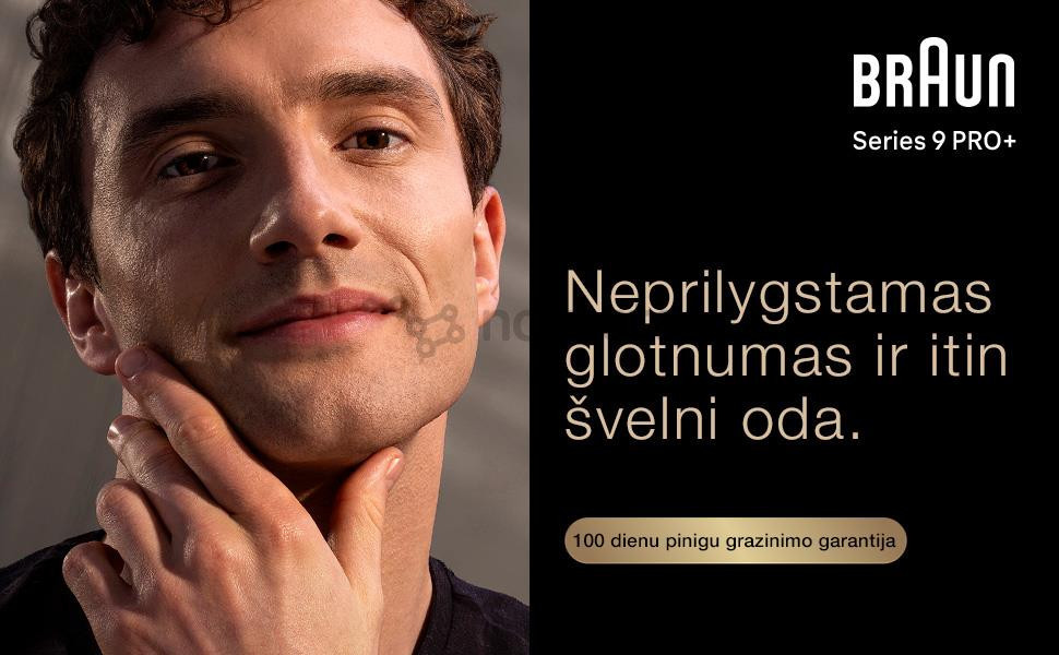 Skutimosi mašinėlė Braun Series 9 Pro, juoda