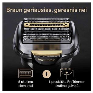 Skutimosi mašinėlė Braun Series 9 Pro, juoda
