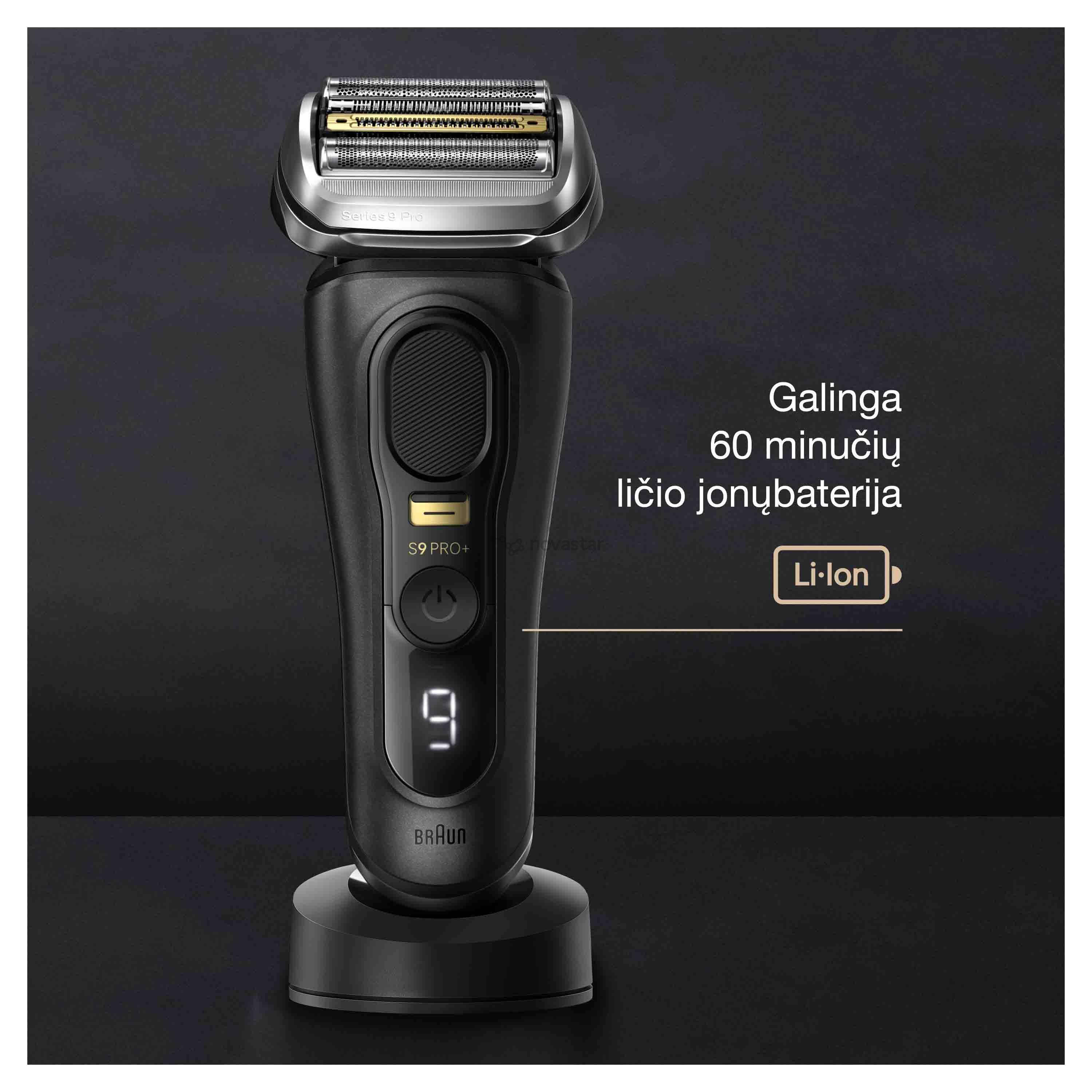 Skutimosi mašinėlė Braun Series 9 Pro, juoda