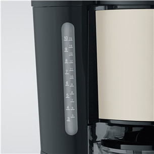 Severin, 1000 W, 1.25 L, beige - Filter coffee machine