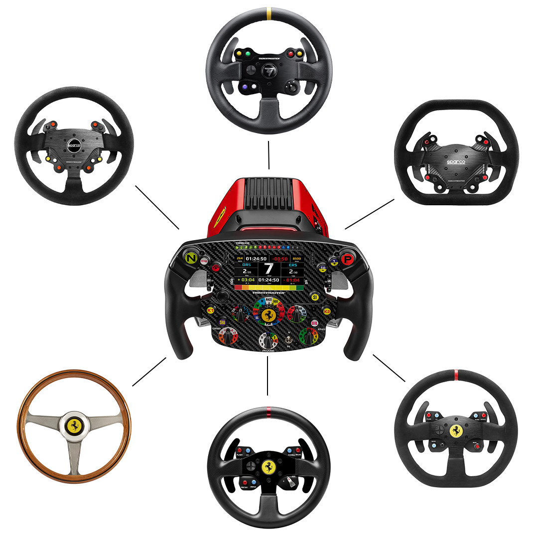 Thrustmaster T818 Ferrari SF1000, черный - Руль для симулятора