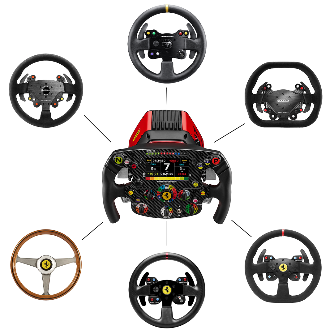 Žaidimų vairas Thrustmaster T818 Ferrari SF1000, black