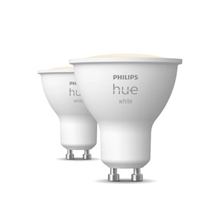 Išmaniosios lemputės Philips Hue Smart Spotlight, soft-warm white, GU10, 2 vnt. 929003666902