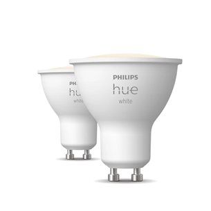 Philips Hue Smart Spotlight, soft-warm white, GU10, 2 шт. - Умные лампы 929003666902