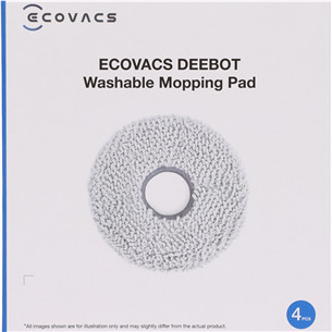 Ecovacs Deebot X5, 4 шт. - Запасные подушечки DCC040047