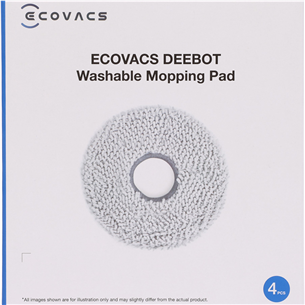 Plaunamos valymo šluostės Ecovacs Deebot X5, 4 vnt. DCC040047