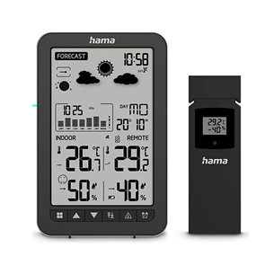 Hama Ko Samui, черный - Термометр/гигрометр 00222219