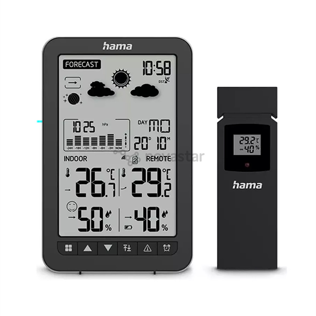 Hama Ko Samui, black - Thermometer/Hygrometer