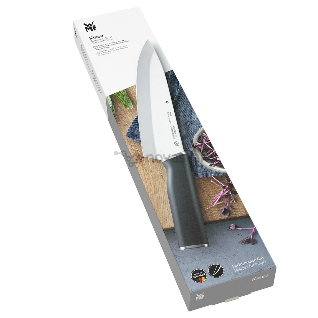 Šefo peilis  WMF Kineo, 20 cm, juodas/nerūdijančio plieno