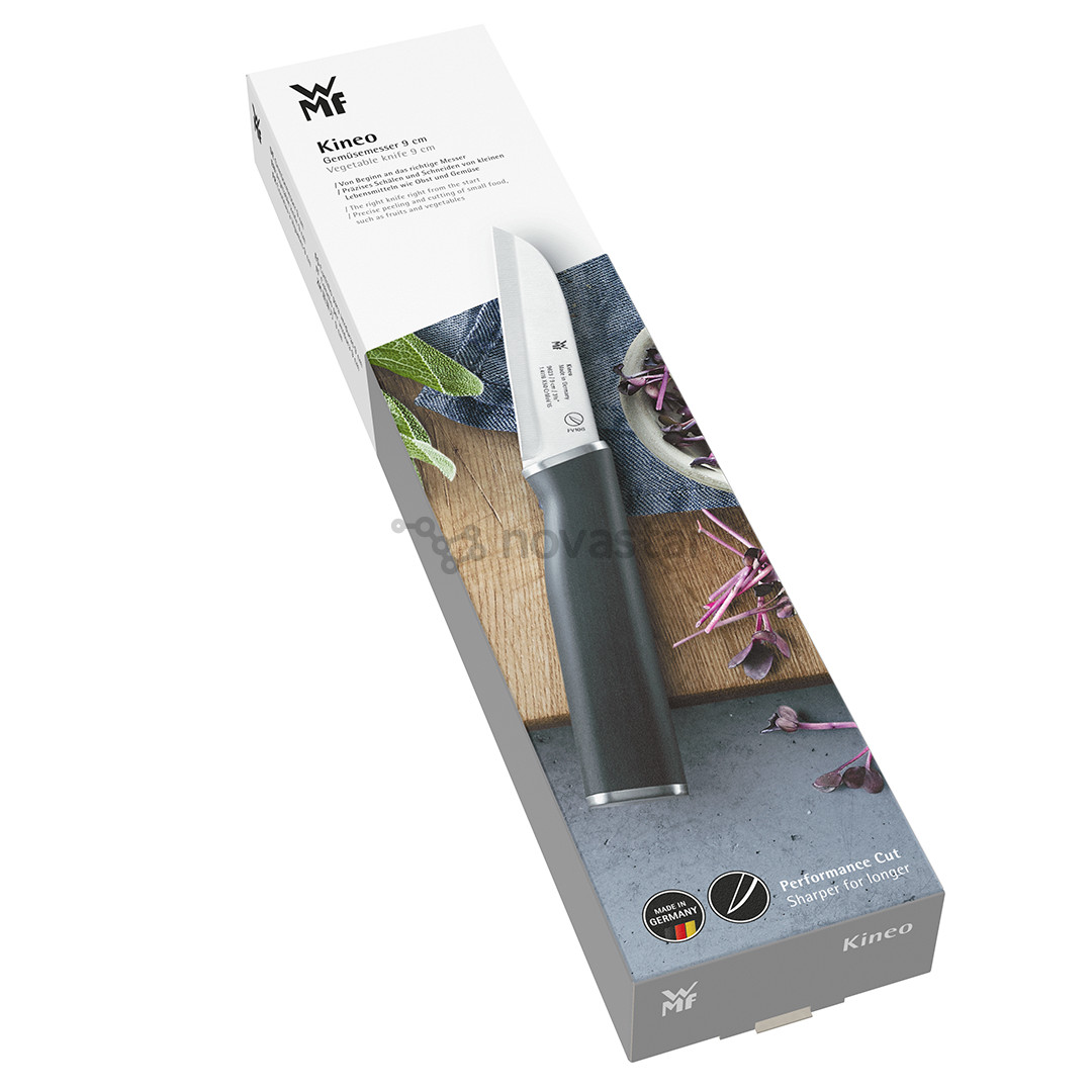 Daržovių peilis  WMF Kineo, 9 cm, juodas/nerūdijančio plieno