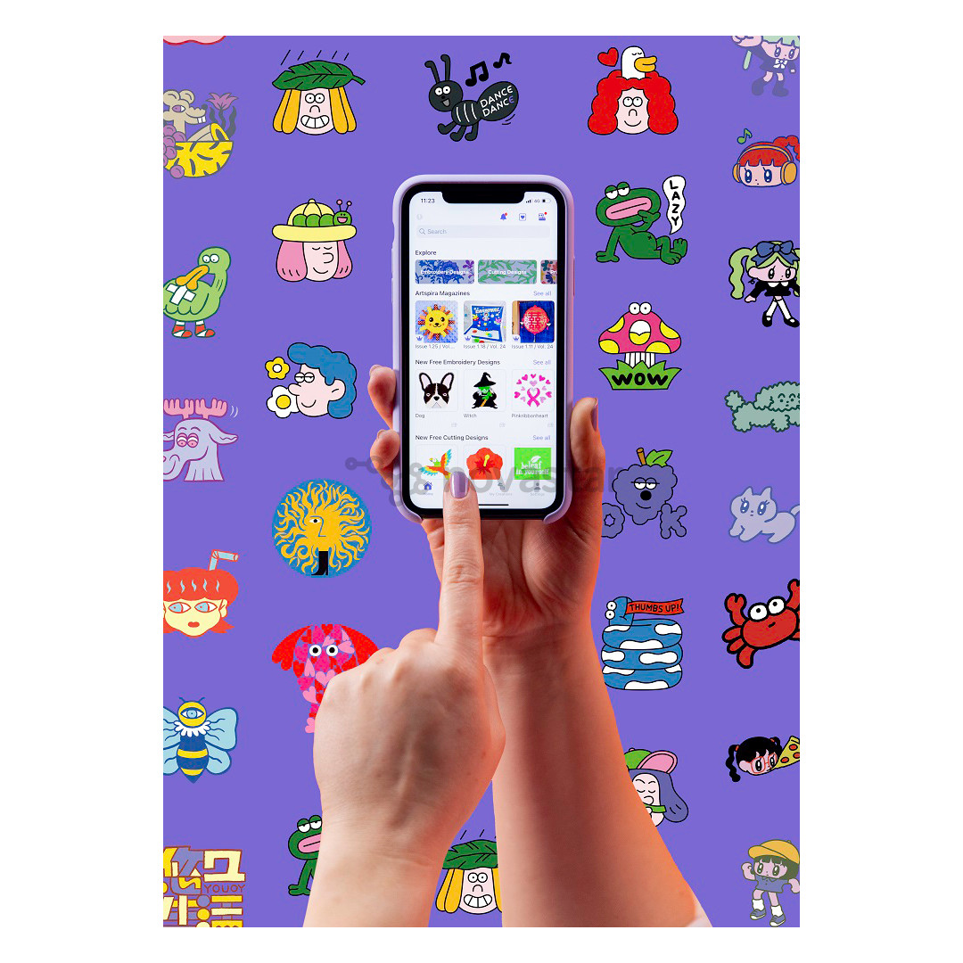 Brother Skitch PP1, black - Embroidery machine