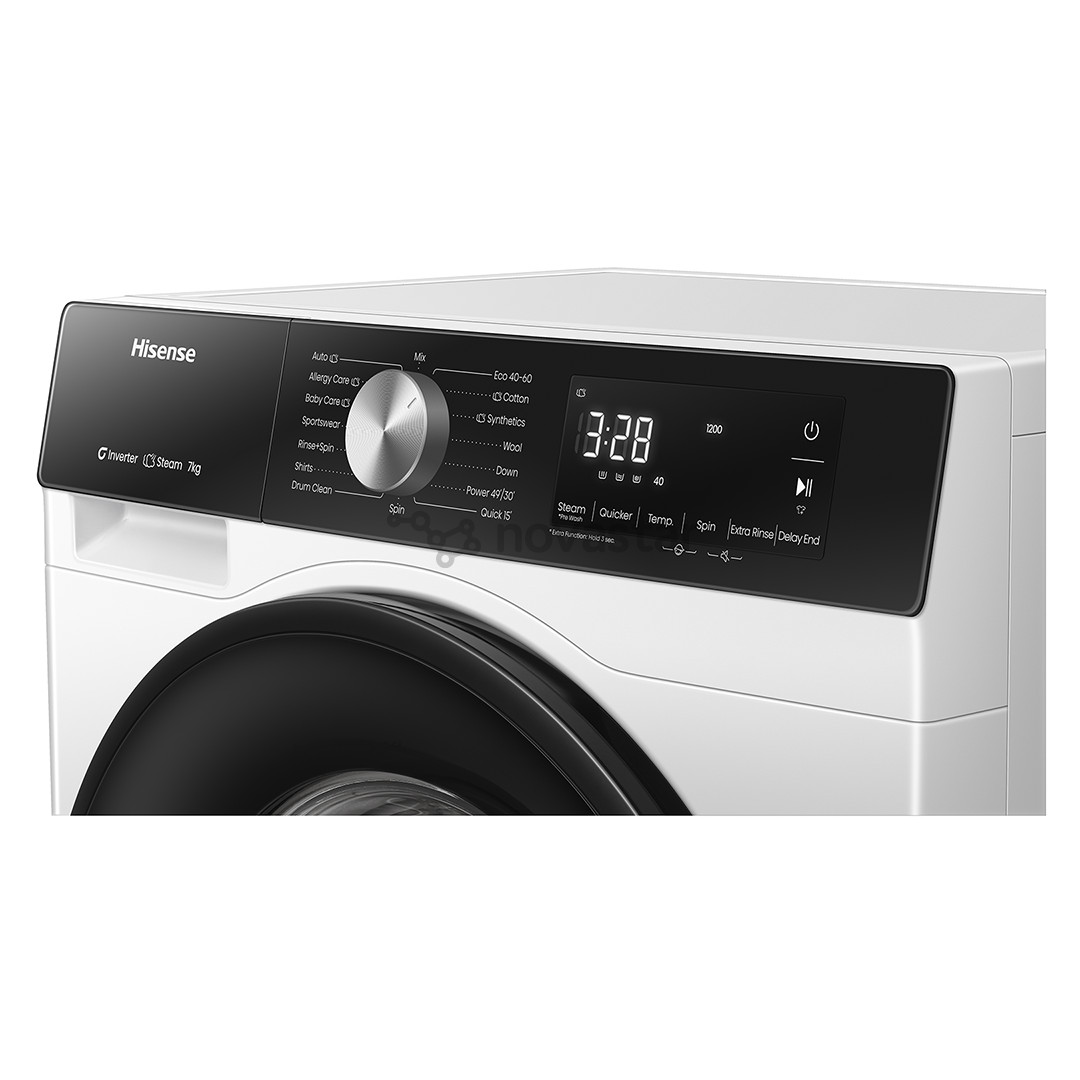 Hisense, 7 kg, depth 43.5 cm, 1200 rpm - Front Load Washing Machine