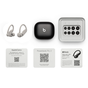 Belaidės ausinės Beats PowerBeats Pro 2, smėlio spalvos