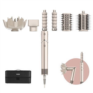 Shark FlexStyle, 5 viename, 1650 W, aukso spalvos - Plaukų formavimo šukos