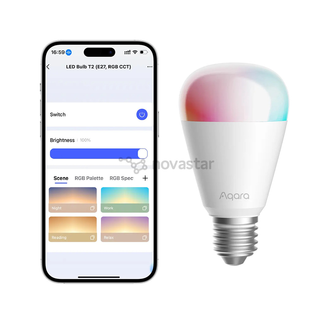 Išmanioji lemputė Aqara LED Bulb T2, E27, RGB