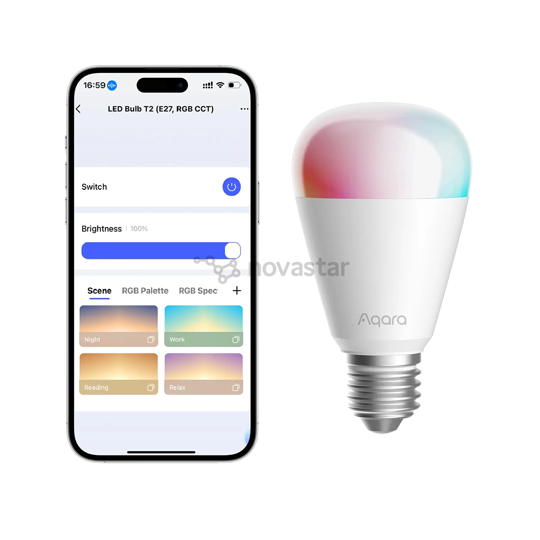 Aqara LED Bulb T2, E27, RGB - Умная лампа